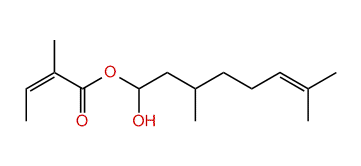 Hydroxycitronellyl (Z)-2-methyl-2-butenoate